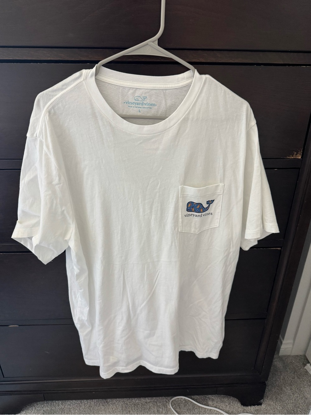 Men’s Vineyard Vines tshirt - Golden Retriever 4th of July